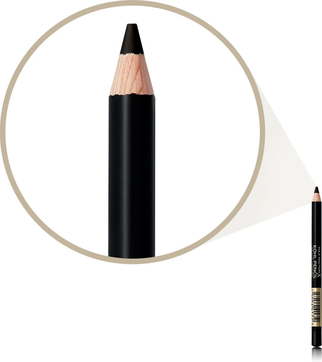 Max Factor Kohl Pencil Oogpotlood - 020 Black 7 Max Factor Kohl Pencil Oogpotlood - 020 Black - Afbeelding 5