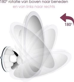 Merkloos Make-Up Spiegel Met Led Verlichting En Zuignap - 360° Verstelbaar 10x Vergroot -Beauty Verkoop 1090x1200 6