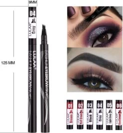 LULAA Microblade Pen - BRUIN - Watervaste Microblading Wenkbrauwpen - Waterproof Tattoo Pen - Make Up - Eyebrow Blading -Beauty Verkoop 1106x1200 2