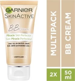 Garnier Face SkinActive - BB Cream Classic Light 5-in-1 Dagverzorging - 2x 50 Ml -Beauty Verkoop 1109x1200