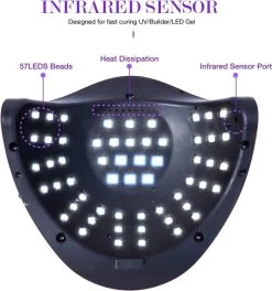 Professionele 180W LED Nageldroger Lamp - Gel Nagel Droger - 180W De Sterkste Nagellamp Op De Markt - Geschikt Voor Elke Nagel, Sneller Droger Voor Gel Polish Nail Apparatuur Automatische Sensor Nail Art Gereedschap Voor Vingernagel En Teennagel -Beauty Verkoop 1122x1200