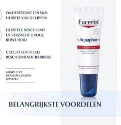 Eucerin Aquaphor SOS Lip Herstel - Lippenbalsem