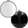Femas Handspiegel - Hand Mirror - Kappersspiegel - 29 Cm Rond - Zwart -Beauty Verkoop 1174x1200 5