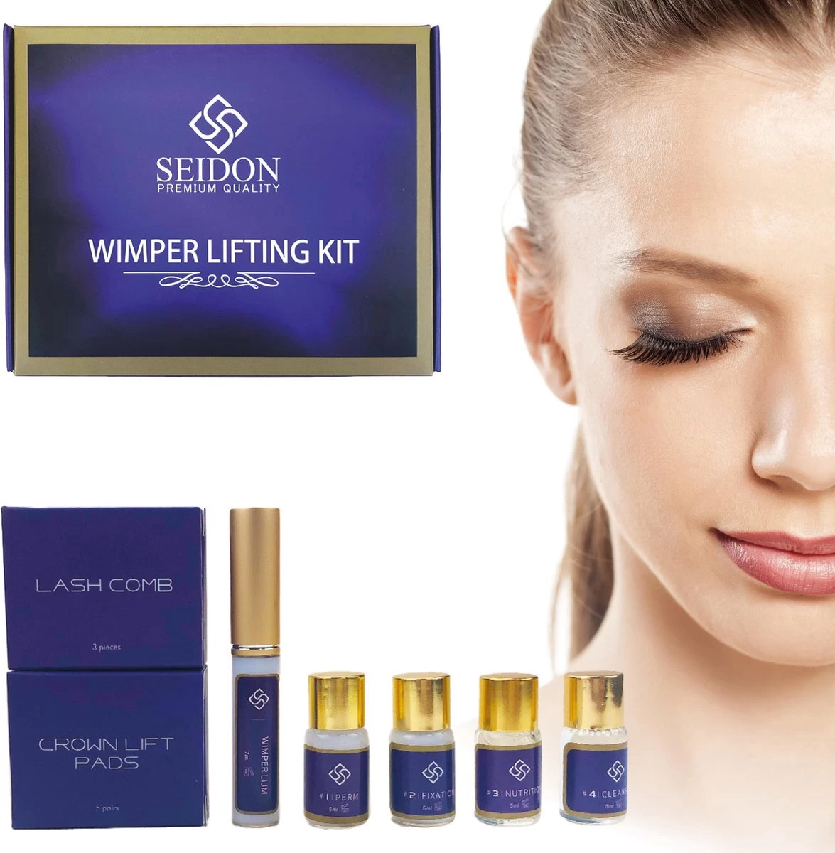 Seidon - Wimperlifting Set - Vernieuwde Editie - Lash Lift - Wimperkruller - Lash Lifting Kit 3 Seidon - Wimperlifting Set - Vernieuwde Editie - Lash Lift - Wimperkruller - Lash Lifting Kit