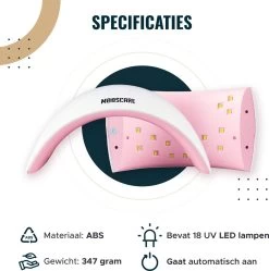 MOOSCARE 36 Watt LED Lamp Voor Gellak Nagels – Nageldroger – Gellak Lamp - UV Lamp Gelnagels - Nail Art Nagellamp - Gel Nagellak Nageldroger -Beauty Verkoop 1191x1200 9