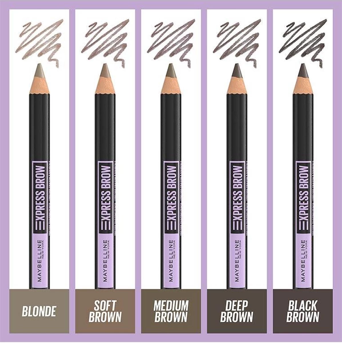 Maybelline New York - Express Brow Shaping Pencil - 02 Blonde - Blond Wenkbrauwpotlood En Borstel 7 Maybelline New York - Express Brow Shaping Pencil - 02 Blonde - Blond Wenkbrauwpotlood En Borstel - Afbeelding 5