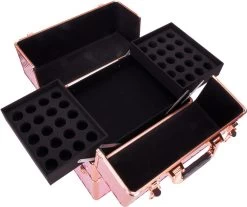 Koffer Groot Holo/Golden Rose XXL Met Opbergvakken -Beauty Verkoop 1200x1006 1