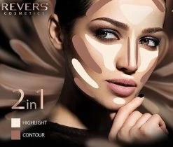 REVERS® Pro Contour DUO Stick #02 Medium -Beauty Verkoop 1200x1021