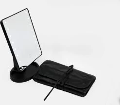 De Ultieme Make-up Ervaring: Cosmetische Spiegel Met 16 LED's En Set Van 24 Professionele Make-up Kwasten - Perfect Voor Een Vlekkeloze En Verlichte Look! Spiegel - Kwasten - Make-up Kwasten - Make-up Spiegel - Verlichting - LED - -Beauty Verkoop 1200x1050 1