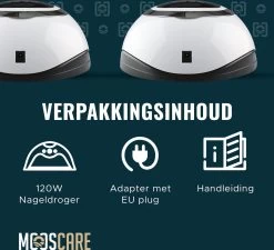 MOOSCARE 120 Watt LED Lamp Voor Gellak Nagels - UV Lamp Gelnagels - Nail Art Nagellamp - Gel Nagellak Nageldroger -Beauty Verkoop 1200x1094 4