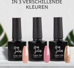 Miss Jules - Complete Gellak Starterspakket - Kleur Nude Roze Glitter - Glanzend & Dekkend Resultaat - Inclusief UV/LED Lamp & Instructievideo (NL) -Beauty Verkoop 1200x1104 1