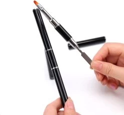 Nagel Polygel Tool - Gel Penseel - Nail Poly Gel Tool - 2 In 1 Kwast Met Spatel -Beauty Verkoop 1200x1119 3