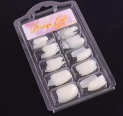 Design Nail Nageltips Set - Wit - 100 Stuks