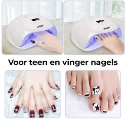Adge - 54W LED Nageldroger Voor Gelnagels - Geschikt Voor ALLE Nagel Gellak - 36 LEDs - Met Timer -Beauty Verkoop 1200x1141 5