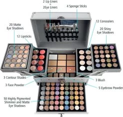 Professionele Make-up Koffer 132 Delig - Make Up Koffer Met Inhoud - Make Up Koffer Meisjes - Make Up Koffer Kinderen 10 Professionele Make-up Koffer 132 Delig - Make Up Koffer Met Inhoud - Make Up Koffer Meisjes - Make Up Koffer Kinderen -Beauty Verkoop 1200x1143 3