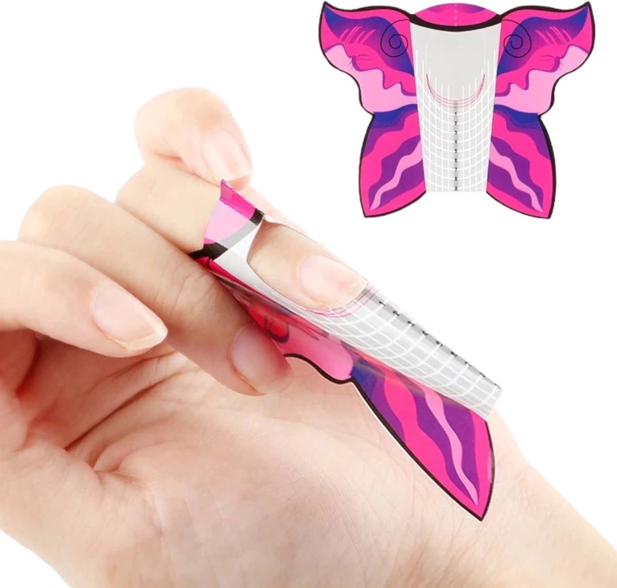 Eldur® Gel & Acryl Nagel Sjablonen - 100 Stuks - Professional Nail Forms 4 Eldur® Gel & Acryl Nagel Sjablonen - 100 Stuks - Professional Nail Forms - Afbeelding 2