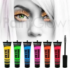 Merkloos PAINTGLOW UV EYE MASCARA SET - 8 Stuks - NEON - Feest Make Up - Carnaval -Beauty Verkoop 1200x1155 4