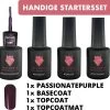#PASSIONATEPURPLESERIE - Influence Gellac - Paarse Gellak - Gellak UV - UV Gellak - Gel Nagellak - Basecoat - Topcoat - Topcoatmat - No Wipe - Startersset - Kado Vrouw - Valentijns Cadeau - Kado Voor Haar - 4 X 10 Ml -Beauty Verkoop 1200x1155 8