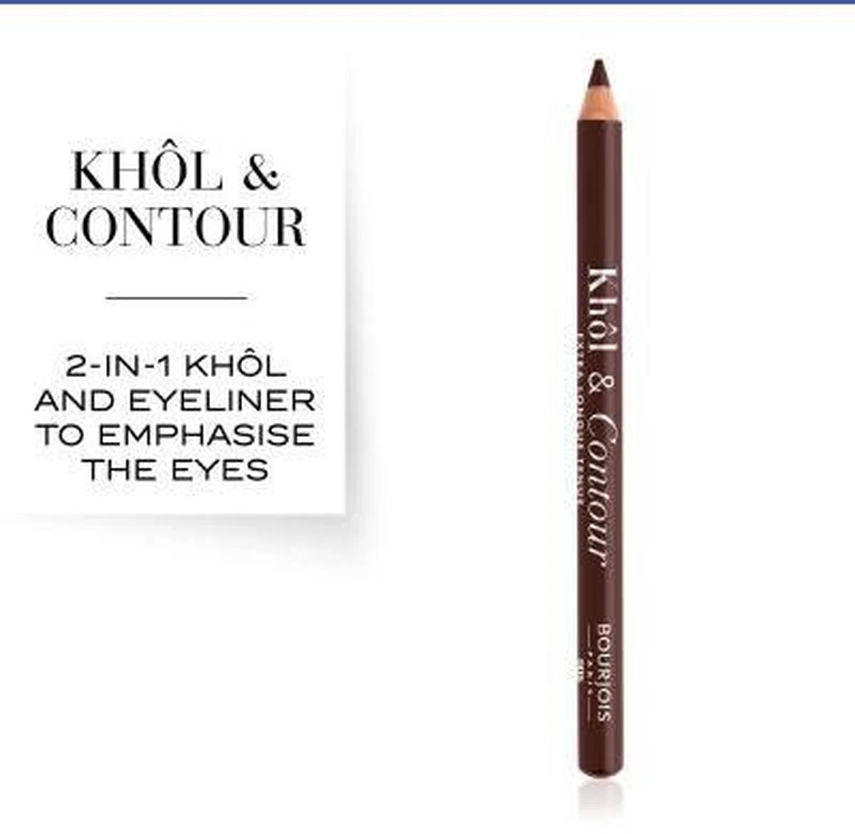 Bourjois Khol & Contour Extra Long Wear Oogpotlood - 005 Choco-Lacté 7 Bourjois Khol & Contour Extra Long Wear Oogpotlood - 005 Choco-Lacté - Afbeelding 5
