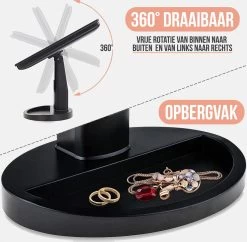 Strex Make Up Spiegel Met LED Verlichting - 3 Verlichtingsmodus - 1/10x Vergroting - 360° Verstelbaar -Beauty Verkoop 1200x1175 2