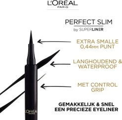 L’Oréal Paris Superliner Perfect Slim - Intense Black - Zwarte Pen Eyeliner - 4.7 Ml -Beauty Verkoop 1200x1181 3