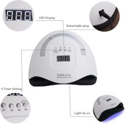 Professionele 180W LED Nageldroger Lamp - Gel Nagel Droger - 180W De Sterkste Nagellamp Op De Markt - Geschikt Voor Elke Nagel, Sneller Droger Voor Gel Polish Nail Apparatuur Automatische Sensor Nail Art Gereedschap Voor Vingernagel En Teennagel -Beauty Verkoop 1200x1187 5