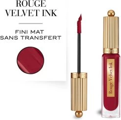 Bourjois Rouge Velvet Ink Lippenstift - 010 Re(d) Belle -Beauty Verkoop 1200x1192 2