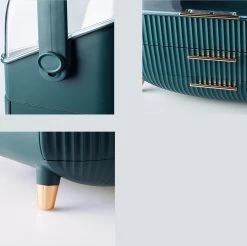 Be-Inspired® Beautycase – Make Up Organizer – Make-up Koffer – Cosmetica Tas – Met Lades – Opberger – Storage Box - Wit -Beauty Verkoop 1200x1194 12