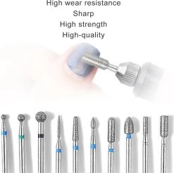 Elektrische Nagelvijl/ Nagelfrees - Inclusief 6 Vijlen - Nagelfrees Machine Voor Slijpen / Snijden / Polijsten - Manicure / Pedicure Nagel Vijlmachine - Verzorging Voor Nagels / Handen / Voeten -Beauty Verkoop 1200x1196 13