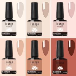 Luneya Gellak - Nude Tones Edition - 6-Delige Gellak Starterspakket - Gel Nagellak -Beauty Verkoop 1200x1198 35