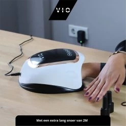 VIO V1 Nageldroger Voor Gellak Met 2M Lang Snoer - Manicure En Pedicure - Krachtige 168 Watt UV Lampen - Nagelstudio -Beauty Verkoop 1200x1200 1019