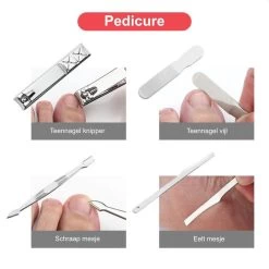 Luxe Manicure En Pedicure Set - Nagelverzorging - Nail Art - 18 Delig - Zwart -Beauty Verkoop 1200x1200 1023