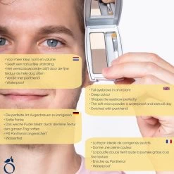 Herome Eye Care Wenkbrauw Poeder Taupe - Compact Brow Powder - Waterproof Verrijkt Met Panthenol - Volumineuze Wenkbrauwen -Beauty Verkoop 1200x1200 1172