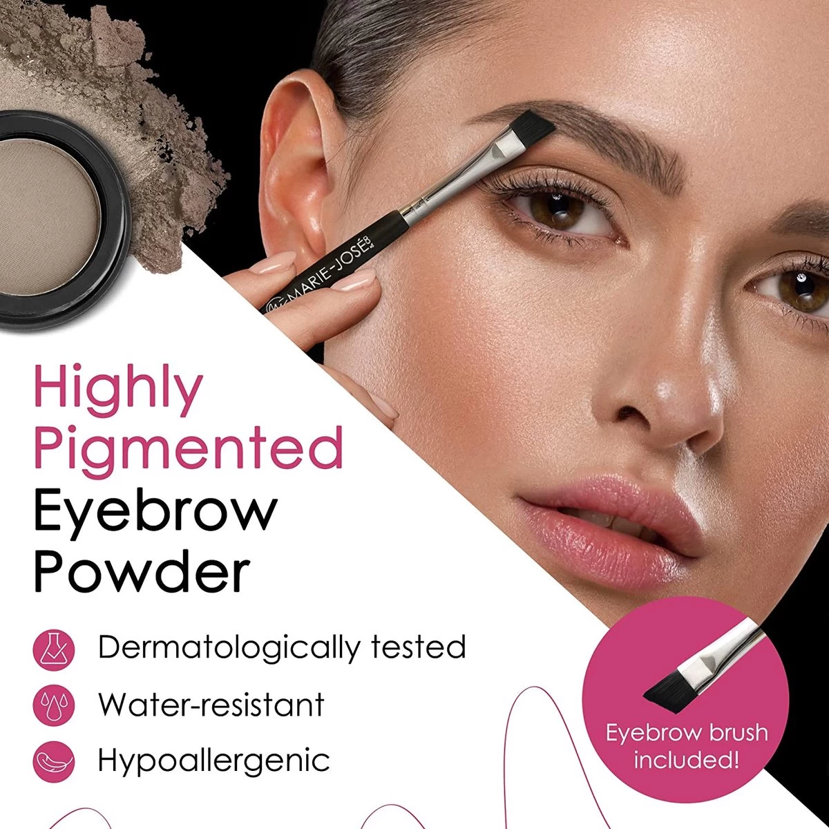 Wenkbrauwpoeder Donkerblond - Taupe - Wenkbrauw Make-up - Zachte, Natuurlijke Wenkbrauwen - Marie-José & Co 9 Wenkbrauwpoeder Donkerblond - Taupe - Wenkbrauw Make-up - Zachte, Natuurlijke Wenkbrauwen - Marie-José & Co - Afbeelding 7