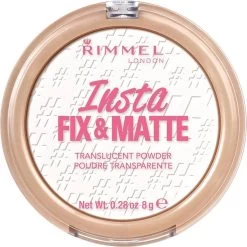 Rimmel London Insta Fix & Matte Make-uppoeder - 01 Clear 32 Rimmel London Insta Fix & Matte Make-uppoeder - 01 Clear -Beauty Verkoop 1200x1200 121
