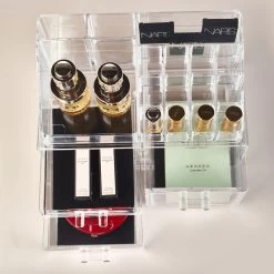 Wowup Makeup Organizer | Cosmetica Houder | Makeup Doos | Transparant | Tweedelig | Sieradendoos | Nagellak Opberger | Makeup Opberger | Lippenstift Opberger | Lippenstift Organizer -Beauty Verkoop 1200x1200 552