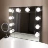 Merkloos LED Spiegel | 10 LEDS | Make-up Spiegel | Helderheid Aanpasbaar | USB Voeding | Geheugenfunctie -Beauty Verkoop 1200x1200 614
