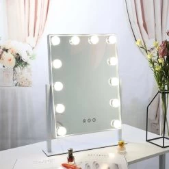 Bright Beauty Vanity Hollywood Make Up Spiegel Met Verlichting - Wit - Dimbaar Met Drie Lichtstanden 11 Bright Beauty Vanity Hollywood Make Up Spiegel Met Verlichting - Wit - Dimbaar Met Drie Lichtstanden -Beauty Verkoop 1200x1200 631