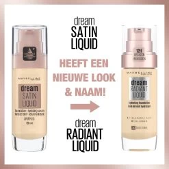 Maybelline Dream Radiant Liquid - 45 Light Honey - Foundation Geschikt Voor De Droge Huid Met Hyaluronzuur - 30 Ml -Beauty Verkoop 1200x1200 65