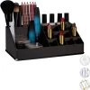 Relaxdays Cosmetica Organizer - Cosmeticahouder - Make Up Toren - Doorzichtig - 16 Vakken - Zwart -Beauty Verkoop 1200x1200 682
