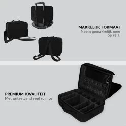 Cosmetica Koffer - Make-up Koffer Met Verstelbare Vakken - Visagie En Nagelstyliste Beauty Koffer - 37x27x13CM -Beauty Verkoop 1200x1200 751