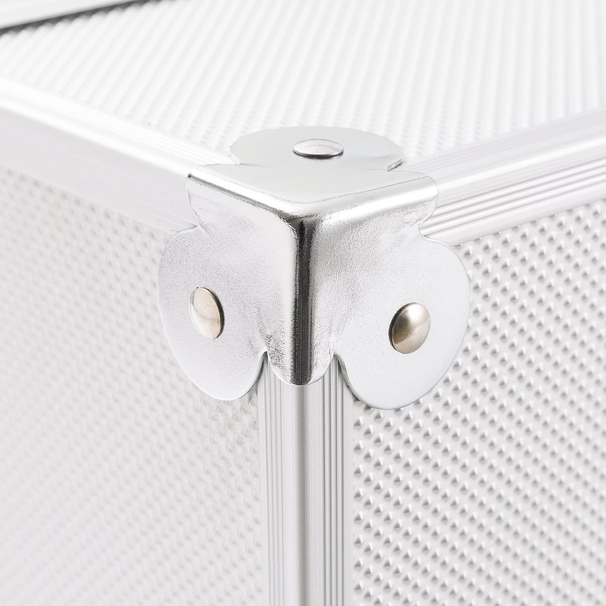 AREBOS Cosmetica Koffer - Beauty Case - Cosmetica Trolley - 15 L - Zilber 6 AREBOS Cosmetica Koffer - Beauty Case - Cosmetica Trolley - 15 L - Zilber - Afbeelding 4