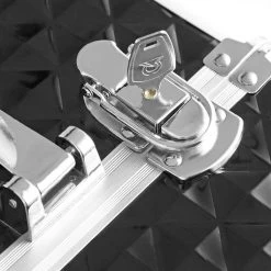 Cosmetische Koffer, Trolley, Make-up Case Met Handvat, 4 Universele Wielen, 4 Uitschuifbare Dienbladen, Make-up Tas, Voor Reizen, Zwart -Beauty Verkoop 1200x1200 779