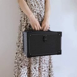 Make Up Koffer- Make Up Organizer- Beautycase -zwart -Make-upkoffer- Multifunctionele Koffer- Make-upkoffer- Sieradenkoffer- Kapperskoffer- Afneembare Schouderriem- Klassieke Zwarte Beautycase -Beauty Verkoop 1200x1200 784