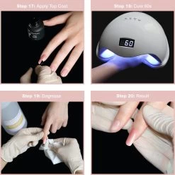 Méanail - Polygel - Starterspakket - Uv Lamp Led 48W – Tube Polygel 45gr - Accessoires -Beauty Verkoop 1200x1200 788