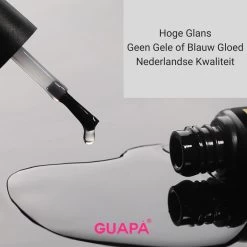 GUAPÀ® Top Coat 7ML - UV Blocker - Gellak - Polygel - Acryl Nagels - Blijvend Glanzende Nagels - High Shine No Wipe Top Gel - Zonder Gele Of Blauwe Gloed - Met Nagelvijl -Beauty Verkoop 1200x1200 837