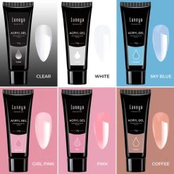 Luneya Polygel Kit - Sunrise Edition - 6 Kleuren - Polygel Nagels Starterspakket - Tasje - Incl. UV LED Lamp -Beauty Verkoop 1200x1200 889