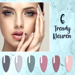 Luneya Gellak - Hidden Blossom Edition - 6-Delige Gellak Starterspakket - Gel Nagellak -Beauty Verkoop 1200x1200 908