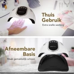 BoraPora Professionele Nageldroger - 280 Watt UV LED Lamp Nagels - 66 Leds - Nagel UV Lamp - Gellak Lamp - Nagellamp - Nagellamp Led - Nagellamp Voor Gel Nagellak - Nagellamp Led Uv - Nagellamp Uv - Nagellamp Gelnagels - Gellak - Nageldroger -Beauty Verkoop 1200x1200 958