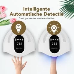 BoraPora Professionele Nageldroger - 280 Watt UV LED Lamp Nagels - 66 Leds - Nagel UV Lamp - Gellak Lamp - Nagellamp - Nagellamp Led - Nagellamp Voor Gel Nagellak - Nagellamp Led Uv - Nagellamp Uv - Nagellamp Gelnagels - Gellak - Nageldroger -Beauty Verkoop 1200x1200 960